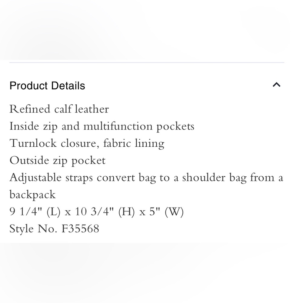 Coach Parker Backpack Full Size - Picture 16 of 16